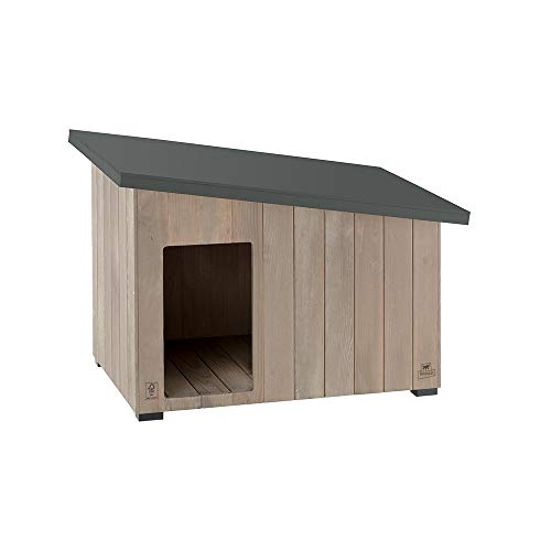 Ferplast Cuccia Cane Da Esterno Argo 60 In Legno Fsc Con Vernice Atossica, Resistente Raggi U.V.