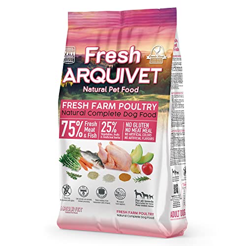 Arquivet Fresh Farm Poultry - 2,5 Kg - Alimento Completo Per Cani - Carne E Pesce Freschi
