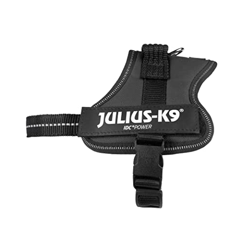 Julius-K9, Pettorina K9, Taglia: Xs/Mini-Mini, Colore: Nero