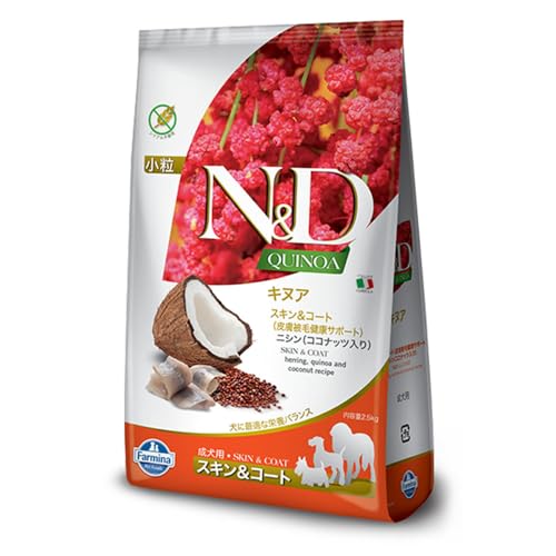 N&D Quinoa Dog Skin & Coat, Herring & Coconut Adult All Breeds 2,5 Kg