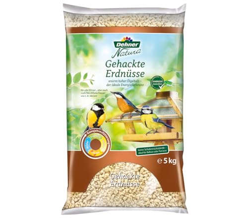 Dehner Natura - Mangime Per Uccelli Selvatici, Arachidi Tritati, 5 Kg
