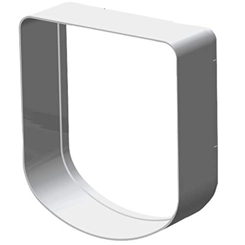 Ferplast Estensione Per Portina Per Cani Piccoli Gatti Gattaiola Porta Basculante Swing 3 E 5 Extension, 16,3 X 5 X H 18,4 Cm - Profondità 5 Cm, Bianc