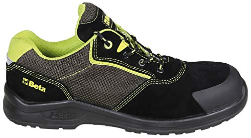 Beta 7223Pek 46 - Scarpe Antinfortunistiche Flessibili, Scarpe Da Lavoro Leggere, Tomaia In Pelle Scamosciata Con Inserti In Mesh Ad Alta Traspirazion