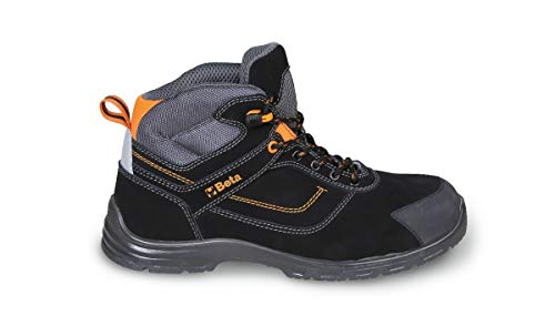 Beta 7218Fn 40 - Scarpe Alte Antinfortunistiche In Action Nabuk Idrorepellente, Scarpe Da Lavoro Leggere Con Inserto Antiabrasione Nella Zona Del Punt
