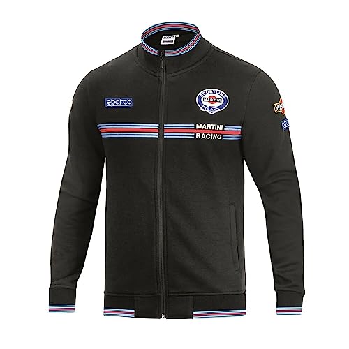 Sparco Felpa Unisex Martini Racing Navy Standard Adulto, Multicolore, X-Large