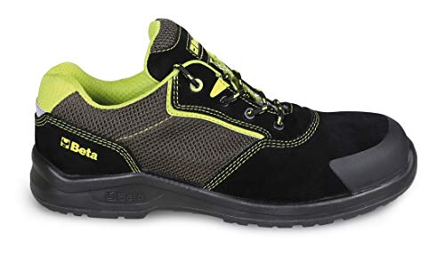 Beta 7223Pek 38 - Scarpe Antinfortunistiche Flessibili, Scarpe Da Lavoro Leggere, Tomaia In Pelle Scamosciata Con Inserti In Mesh Ad Alta Traspirazion