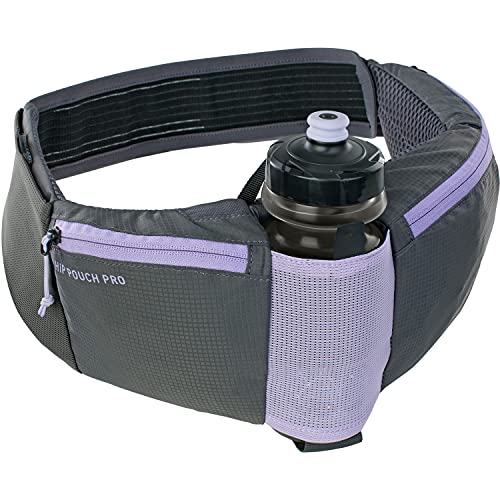 Evoc Sac Hip Pouch Pro + Bidon, Cintura Porta Accessori Unisex-Adulto, Multicolore/Viola, 1,55 Litres