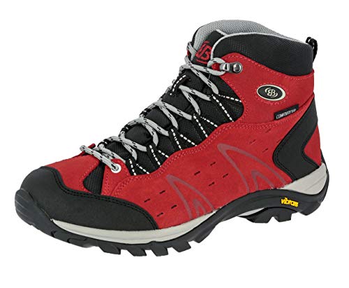 Brütting, Mount Bona High, Scarpe Da Arrampicata Alta, Unisex - Adulto, Rosso, 38 Eu