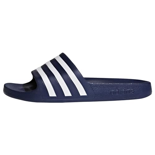 Adidas Adilette Aqua Slides, Unisex-Adulto, Dark Blue Ftwr White Dark Blue, 42 Eu