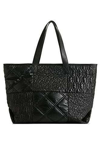 Desigual Bag Black, Borsa After Dark Namibia 2000 Nero Donna, Einheitsgröße