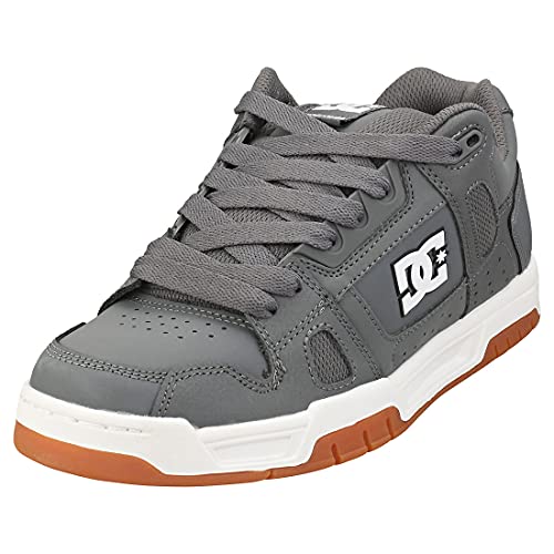 Dc Shoes Stag, Scarpe Da Ginnastica Uomo, Grigio, 44.5 Eu