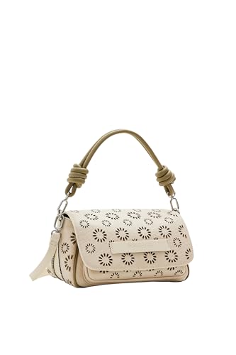 Desigual Bols_Amorina 24 Tro, Accessories Pu Across Body Bag Donna, Bianco