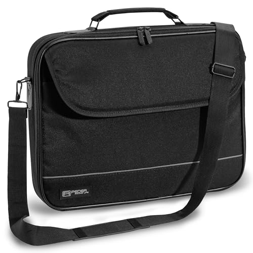 Pedea Borsa Per Pc Portatile "Fair" Borsa Per Notebook Fino A 15,6 Pollici (39,6 Cm) Borsa Con Tracolla, Nero