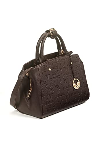 19V69 Italia Women Handbag Raquel Dark Brown Gold