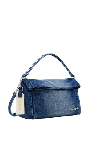 Desigual Priori Love, Accessories Denim Hand Bag Donna, Blu