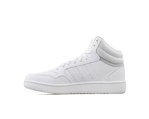 Adidas Hoops Mid Shoes, Sneakers Unisex - Bambini E Ragazzi, Ftwr White Ftwr White Grey Two, 39 1/3 Eu