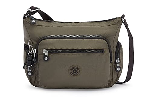 Kipling Gabbie S, Borsa A Tracolla, Donna, Green Moss, Taglia Unica