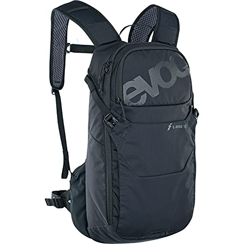 Zaino Per Bici Evoc E-Ride 12, Zaino Per E-Bike (Extra Leggero, Compatto, Air Circulation, Air Pad System, Control Display Panel, Supporto Per Casco X