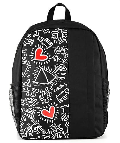 Celly X Keith Haring Zaino Porta Pc, Zaino Elegante Lavoro Con Design Vivace, Comodo Per Uomo E Donna, Ideale Per Laptop Fino A 15.6", Zaino Da Portar