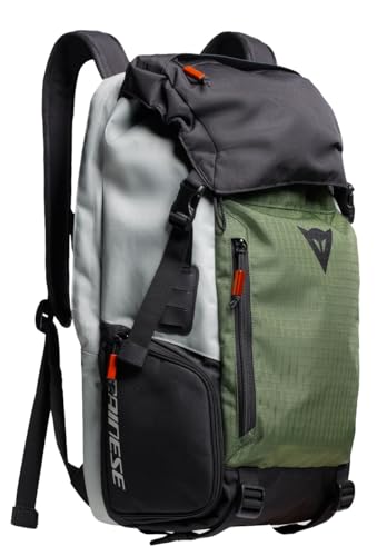 Dainese Motorcycle Dru, Explorer D-Throttle Back Pack Unisex, Desert-Sage, 27 L