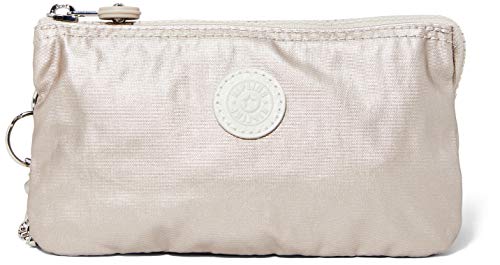 Kipling Creativity L, Borsa, Donna, Argento (Metallic Glow), Taglia Unica
