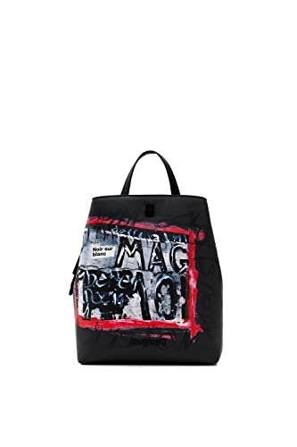 Desigual, Back_Trash Sumy Mini 2000 Black Donna, Nero, Einheitsgröße