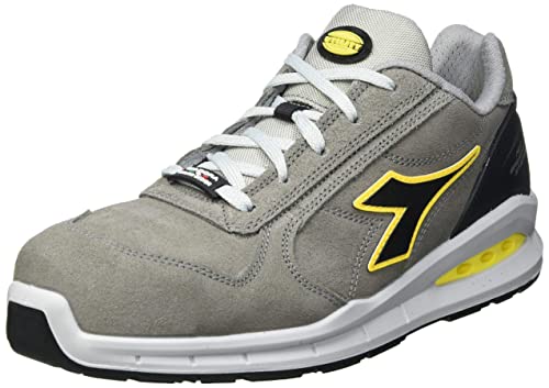 Diadora Run Net Airbox Low S3 Src, Scarpe Da Ginnastica Unisex-Adulto, Wind Gray/Wind Gray, 40 Eu