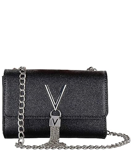 Valentino By Mario Valentino Divina, Pochette Donna, Nero, 4X11.5X17 Centimeters (B X H X T)