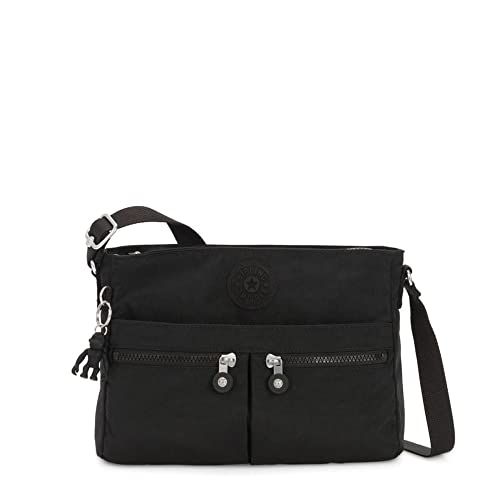 Kipling New Angie, Bagaglio A Mano Unisex-Adulto, Black Noir, Taglia Unica