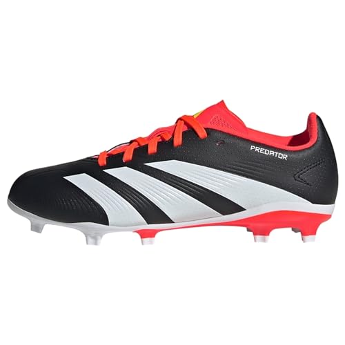 Adidas Predator.3, Scarpe Da Ginnastica, Core Black/Ftwr White/Solar Red, 24 Eu