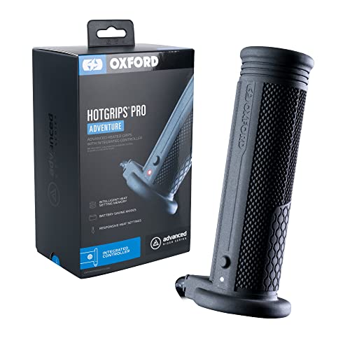 Oxford Hotgrips Pro Adventure El390 - Manopole Riscaldate Per Moto