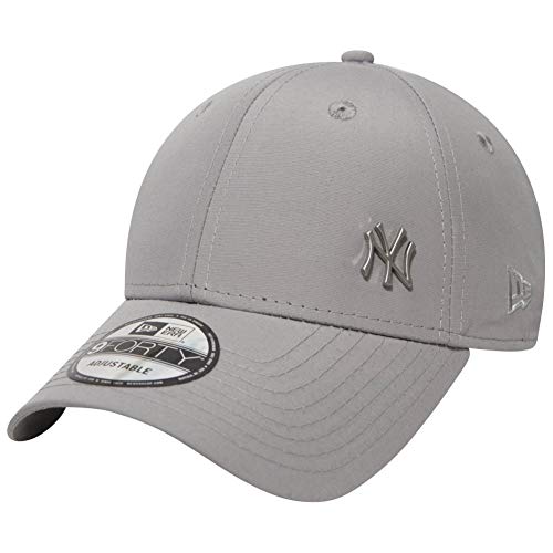 New Era Flawless 9Forty York Yankees, Snapback Cap Uomo, Grigio, Osfa (55.8 Cm - 60.6 Cm)