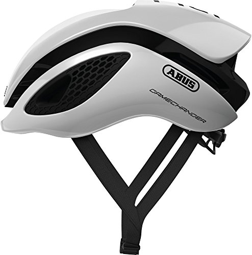 Abus Gamechanger Casco Ciclismo - Casco Da Bici Aerodinamico Con Ventilazione Idonea Per Uomo E Donna - Bianco, Taglia S