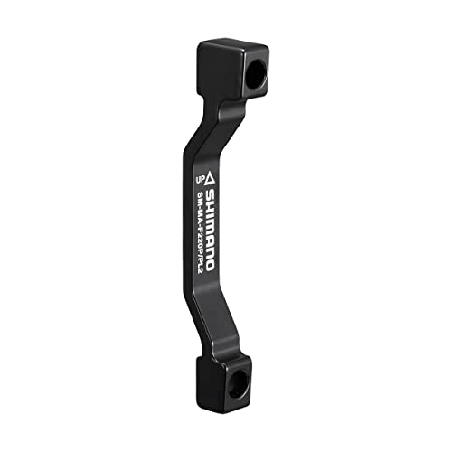 Shimano 4550170897819, Brake Pliers Changer From 200 To 220Mm Post Mount Unisex Adulto, Nero, Front 200 Mm Mount-220 Mm