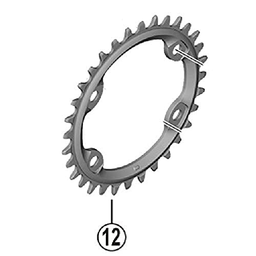 Shimano 4550170530990, Ingranaggio Shim Denti Fc-Mt610 Per 12 Vel. Unisex-Adult, Multi-Coloured (Multi-Coloured), 32 Teeth