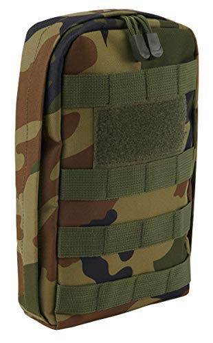 Brandit Molle Pouch Snake, Color: Woodland, Size: Os
