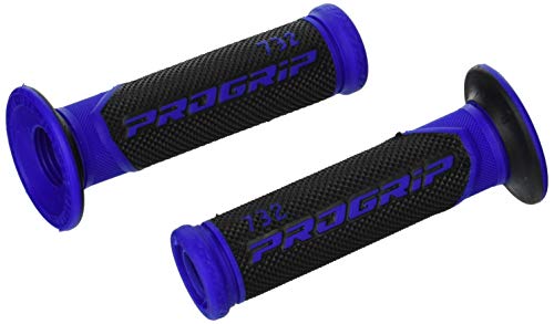 Progrip Manopole Strada 732-Oe-150 - Doppia Densità - Blu/Nero