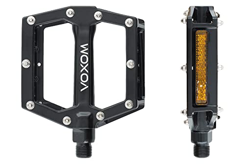Voxom Uni Mtb Pe9 Pedale, Nero, One Size