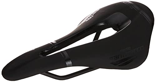 Selle San Marco - Shortfit Open-Fit Carbon Fx Wide, Sella Per Bici Da Corsa, Mtb E Gravel, Con Lunghezza Ridotta E Rail In Lega Di Acciaio - Nera
