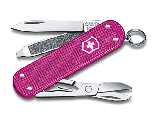 Victorinox, Coltellino Svizzero Classic Sd Alox (5 Funzioni, Lama, Lima Per Unghie, Forbici), Piccolo