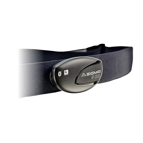Sigma 4016224203321, Banda Cardio R1 Ant+/Bluetooth Com Rox 11/4# Unisex-Adult, Nero, Taglia Unica