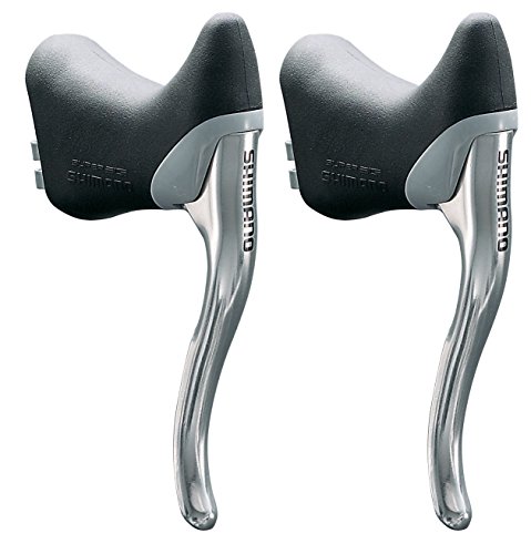 Shimano Tiagra Bl-R400, Leva Del Freno, Utlizzabile A Destra E A Sinistra, Argento/Nero