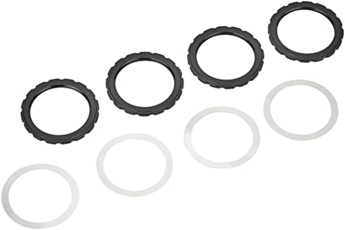 Fulcrum Ghiera + Rondella Bloccaggio Disco Afs Nero (4 Pz)