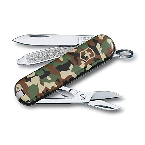 Victorinox, Classic Sd, Coltellino Svizzero Piccolo (7 Funzioni, Lama, Forbici, Lima Per Unghie)