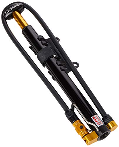 Lezyne Minipumpe Cnc Micro Floor Drive Hp, Schwarz-Glänzend 160Psi, 30, 0Cm, 1-Mp-Mfdr-V204Hp, Mini Pompa. Unisex Adulto, Nero, Misura Standard