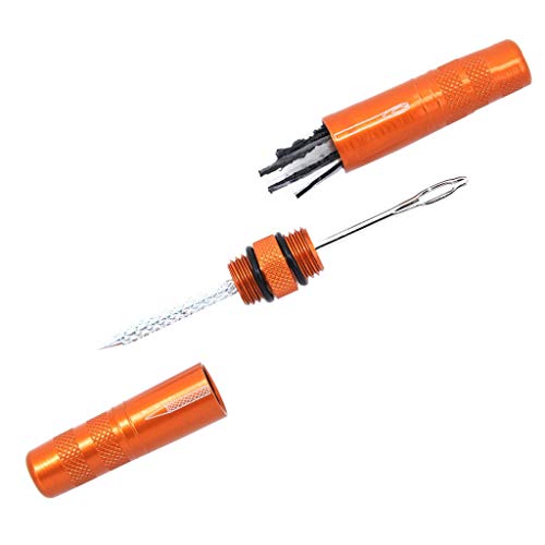 Kom Kit Riparazione Pneumatici Senza Camera D’Aria (Tubeless) Ciclismo - 8 Colori! Ripara Fori In Pneumatici Per Mountain Bike E Bici Da Strada. Force