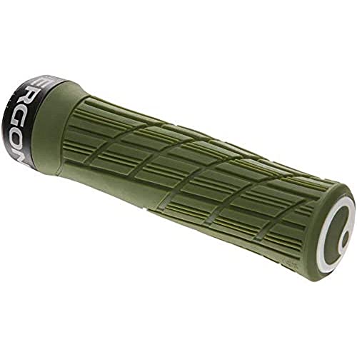 Ergon Grips Technical-Ge1 Evo Deep Moss (Verde), Maniglia Per Bicicletta Unisex Adulto, Taglia Unica