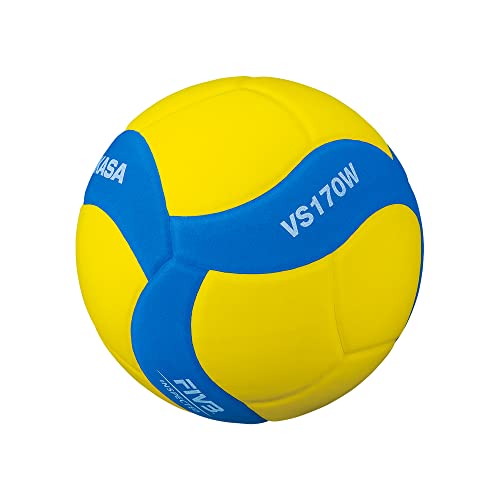 Mikasa, Volleyballs Unisex-Adult, Yellow, 5