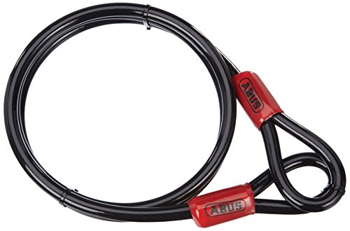 Abus Cavo Cobra 12 Loop - Cavo In Acciaio Rivestito Plastica Sicurezza Per Accessori Di Biciclette E Moto Lunghezza 1,8 Metri, Spessore Mm