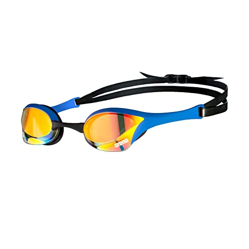 Arena Cobra Ultra Swipe Mr, Occhialini Da Nuoto Giallo Rame E Blu